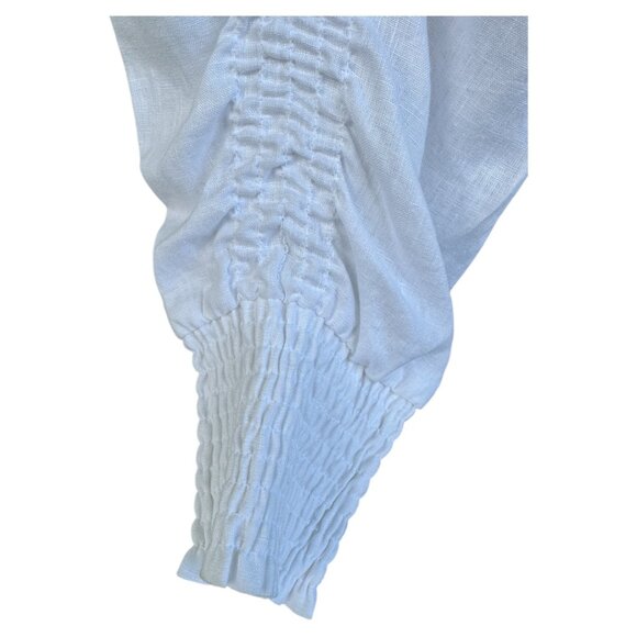 FOIL White Linen Jogger-Style Pant NWT - Picture 3 of 5